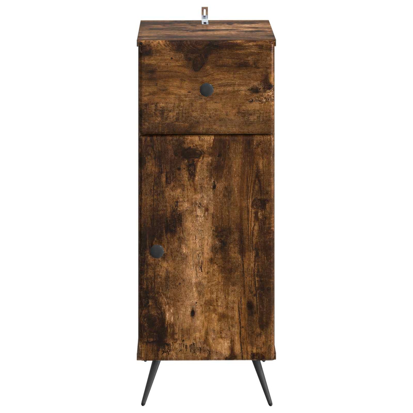 vidaXL Bathroom Storage Cainet BREDA Smoked Oak 30 x 31 x 80 cm