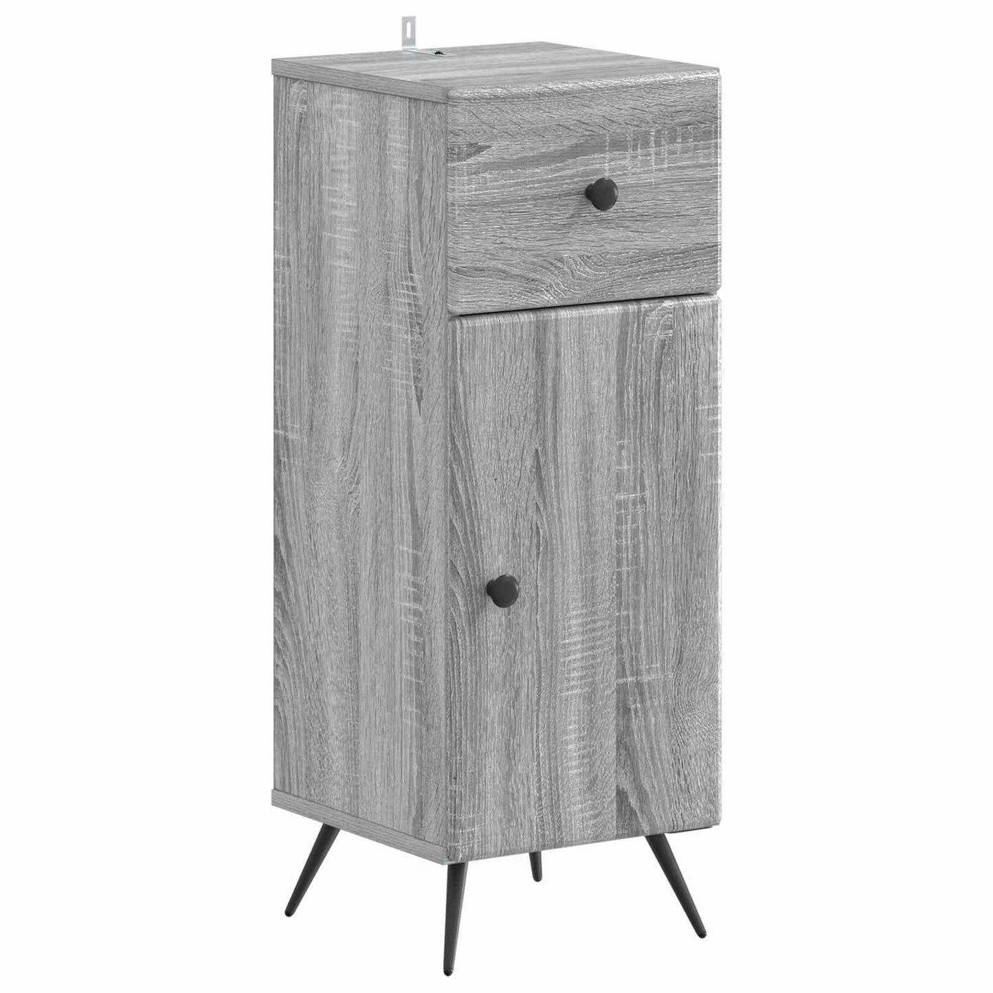 vidaXL Bathroom Storage Cainet BREDA Grey Sonoma 30 x 31 x 80 cm