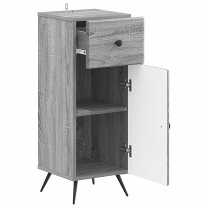 vidaXL Bathroom Storage Cainet BREDA Grey Sonoma 30 x 31 x 80 cm