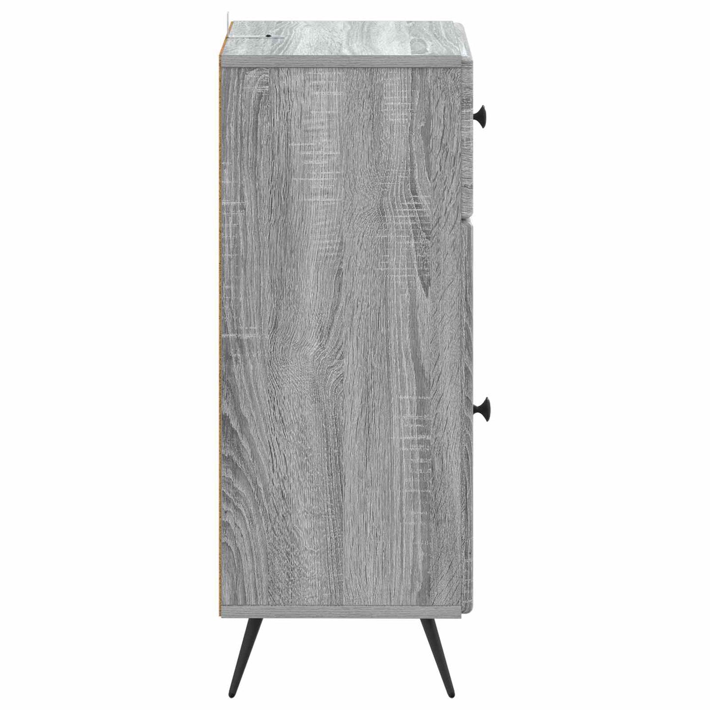vidaXL Bathroom Storage Cainet BREDA Grey Sonoma 30 x 31 x 80 cm
