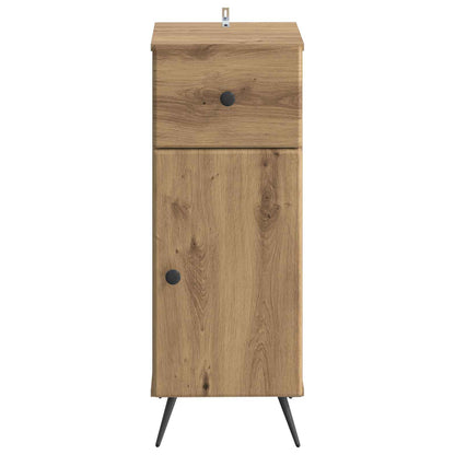 vidaXL Bathroom Storage Cainet BREDA Artisan Oak 30 x 31 x 80 cm