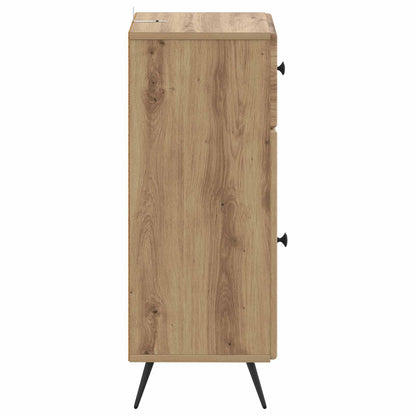 vidaXL Bathroom Storage Cainet BREDA Artisan Oak 30 x 31 x 80 cm