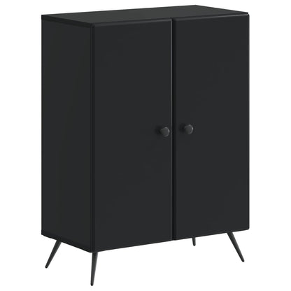vidaXL Bathroom Storage Cainet BREDA Black 59.5 x 31 x 80 cm