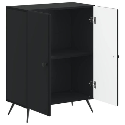 vidaXL Bathroom Storage Cainet BREDA Black 59.5 x 31 x 80 cm
