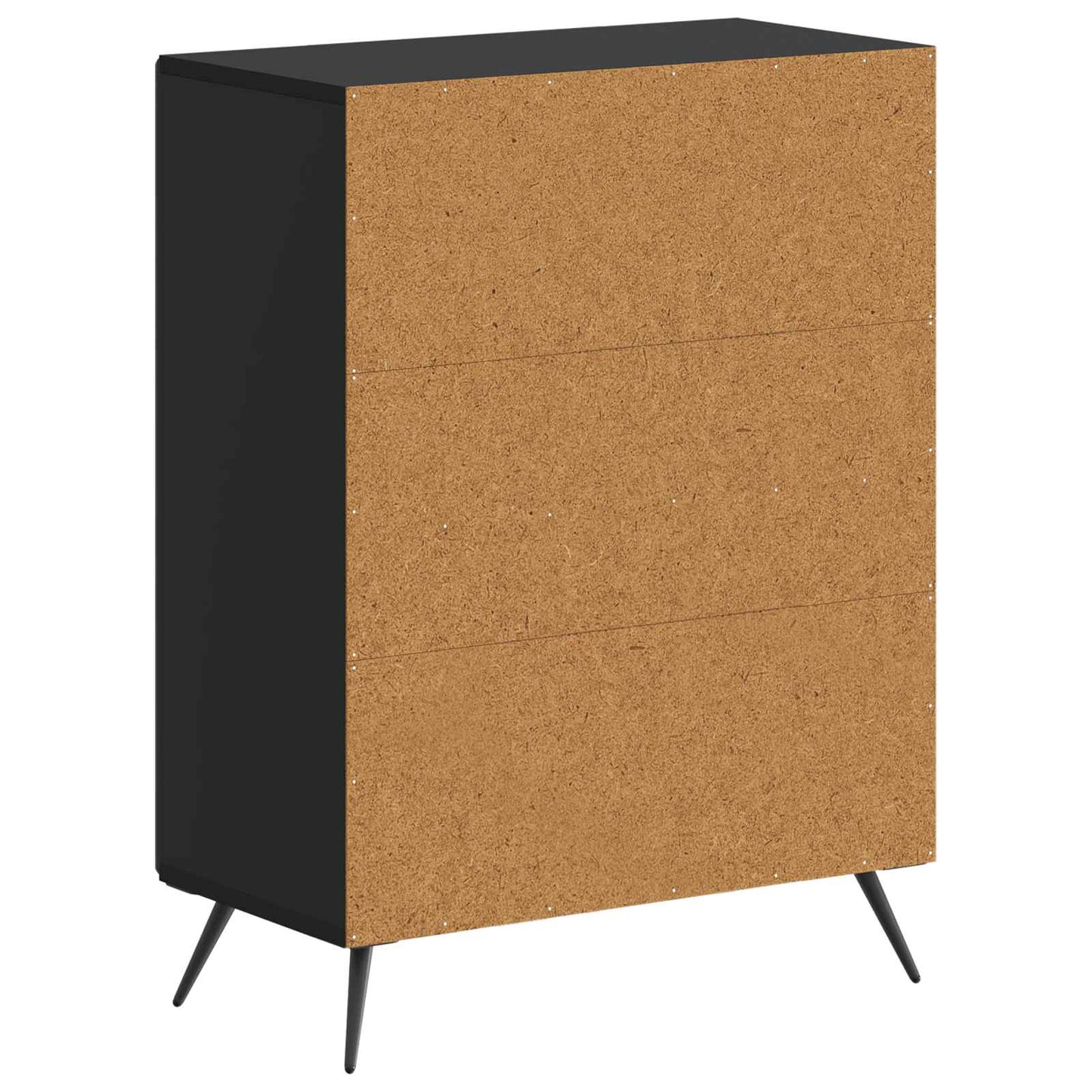 vidaXL Bathroom Storage Cainet BREDA Black 59.5 x 31 x 80 cm