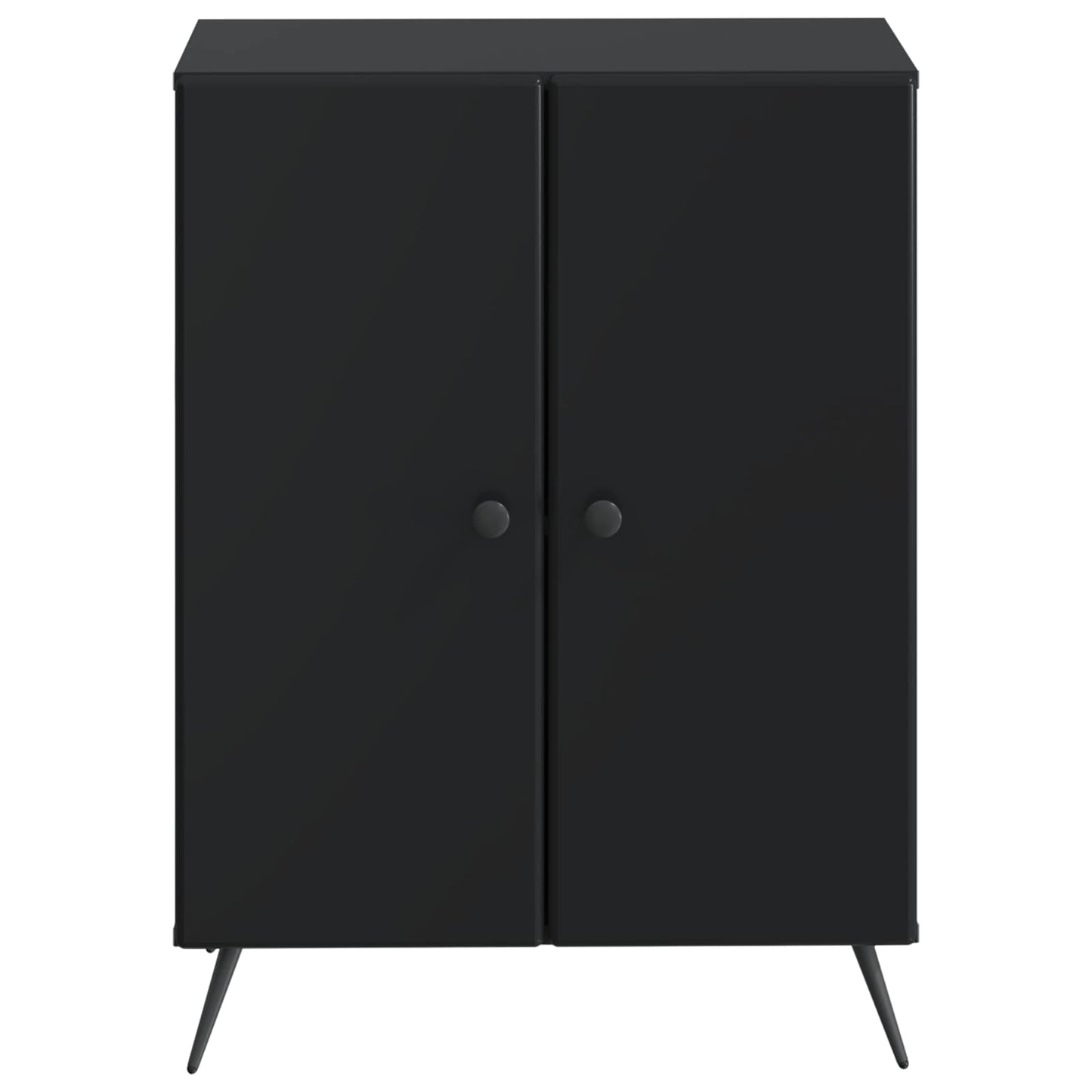 vidaXL Bathroom Storage Cainet BREDA Black 59.5 x 31 x 80 cm