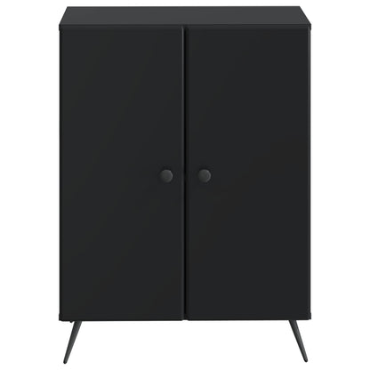 vidaXL Bathroom Storage Cainet BREDA Black 59.5 x 31 x 80 cm