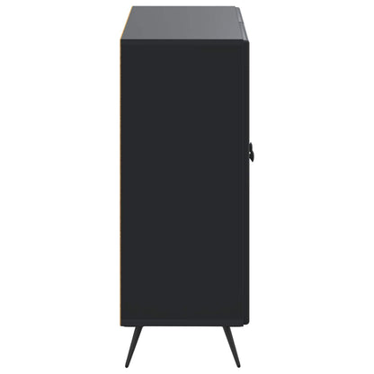 vidaXL Bathroom Storage Cainet BREDA Black 59.5 x 31 x 80 cm