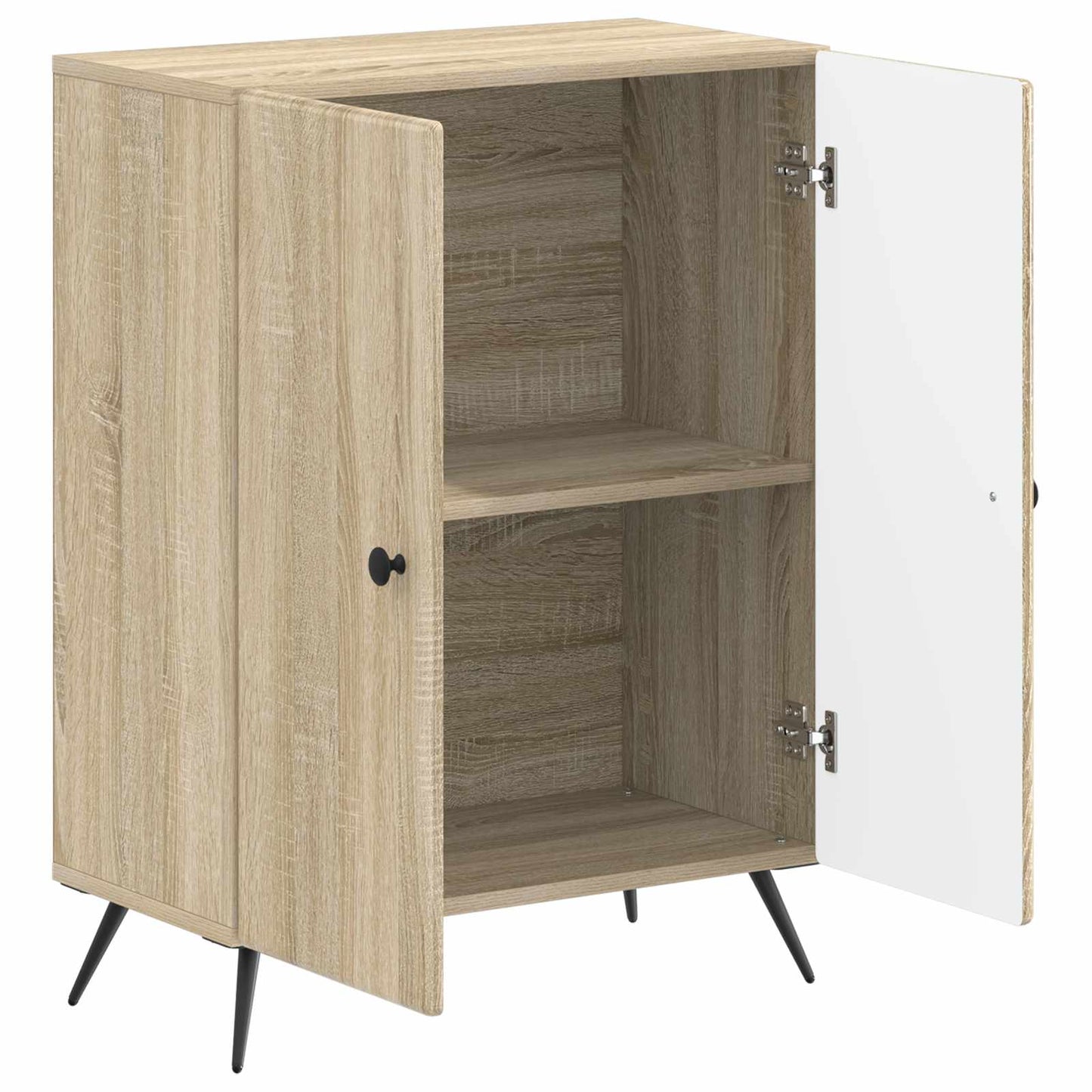 vidaXL Bathroom Storage Cainet BREDA Sonoma Oak 59.5 x 31 x 80 cm