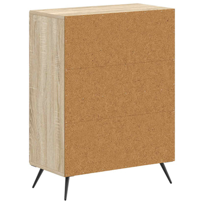 vidaXL Bathroom Storage Cainet BREDA Sonoma Oak 59.5 x 31 x 80 cm