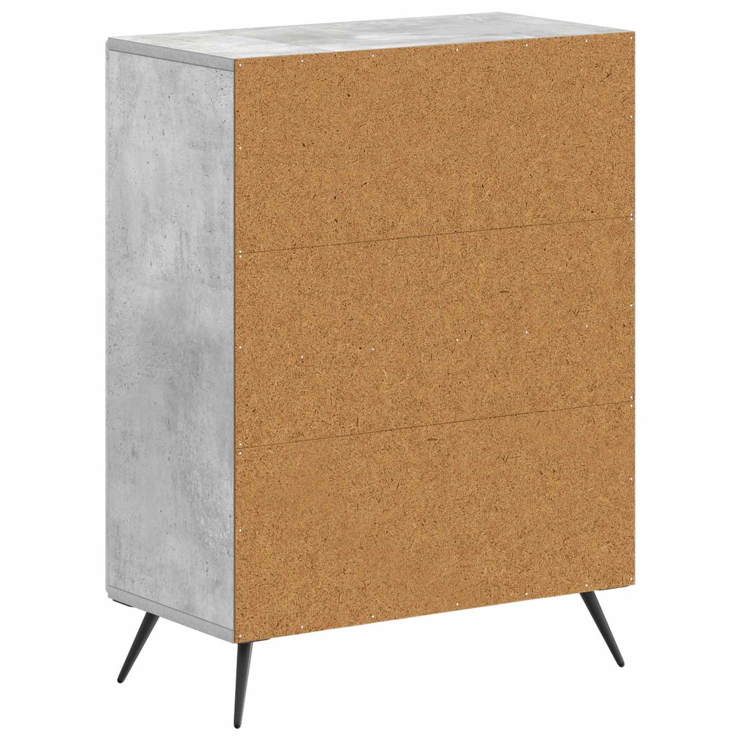 vidaXL Bathroom Storage Cainet BREDA Concrete Grey 59.5 x 31 x 80 cm