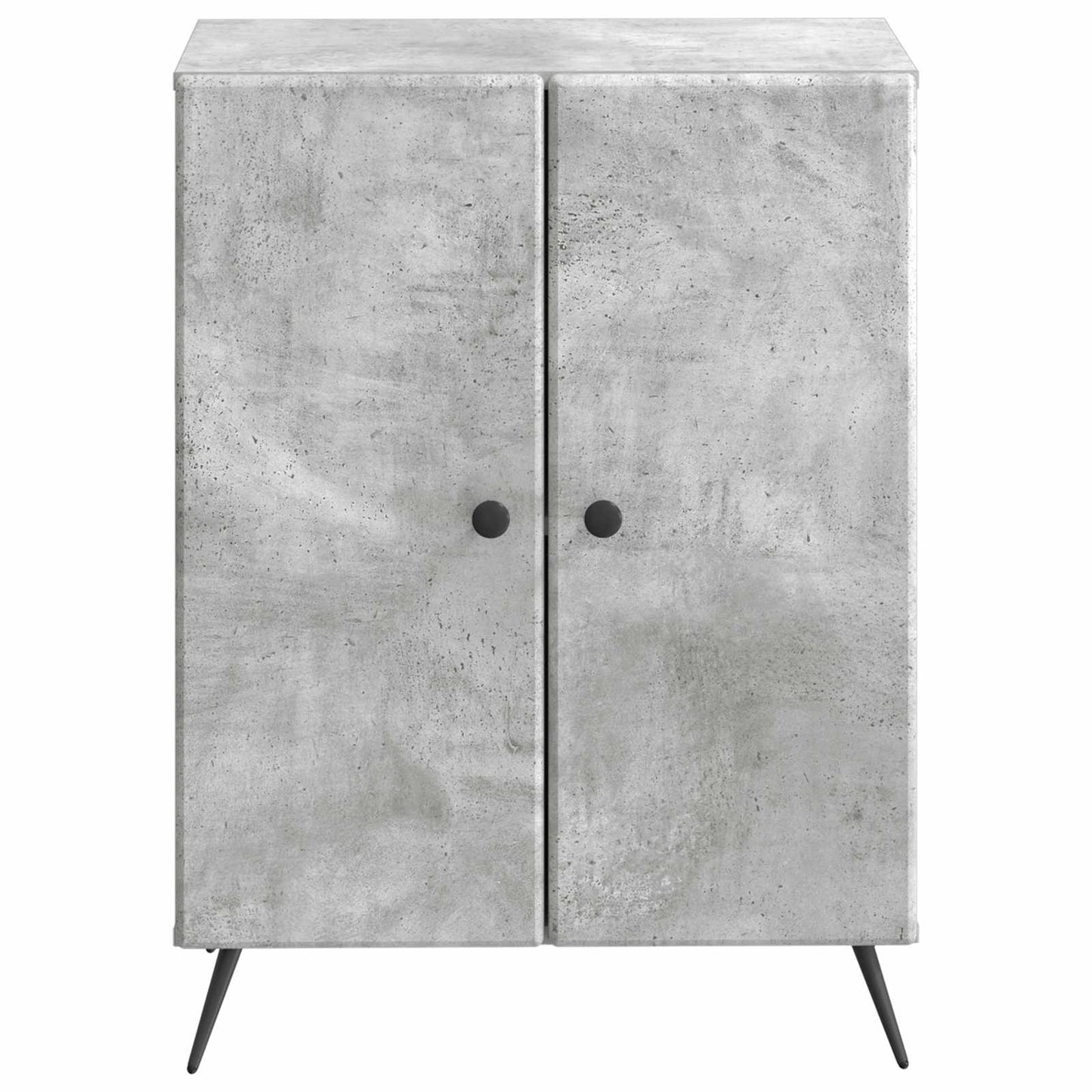 vidaXL Bathroom Storage Cainet BREDA Concrete Grey 59.5 x 31 x 80 cm