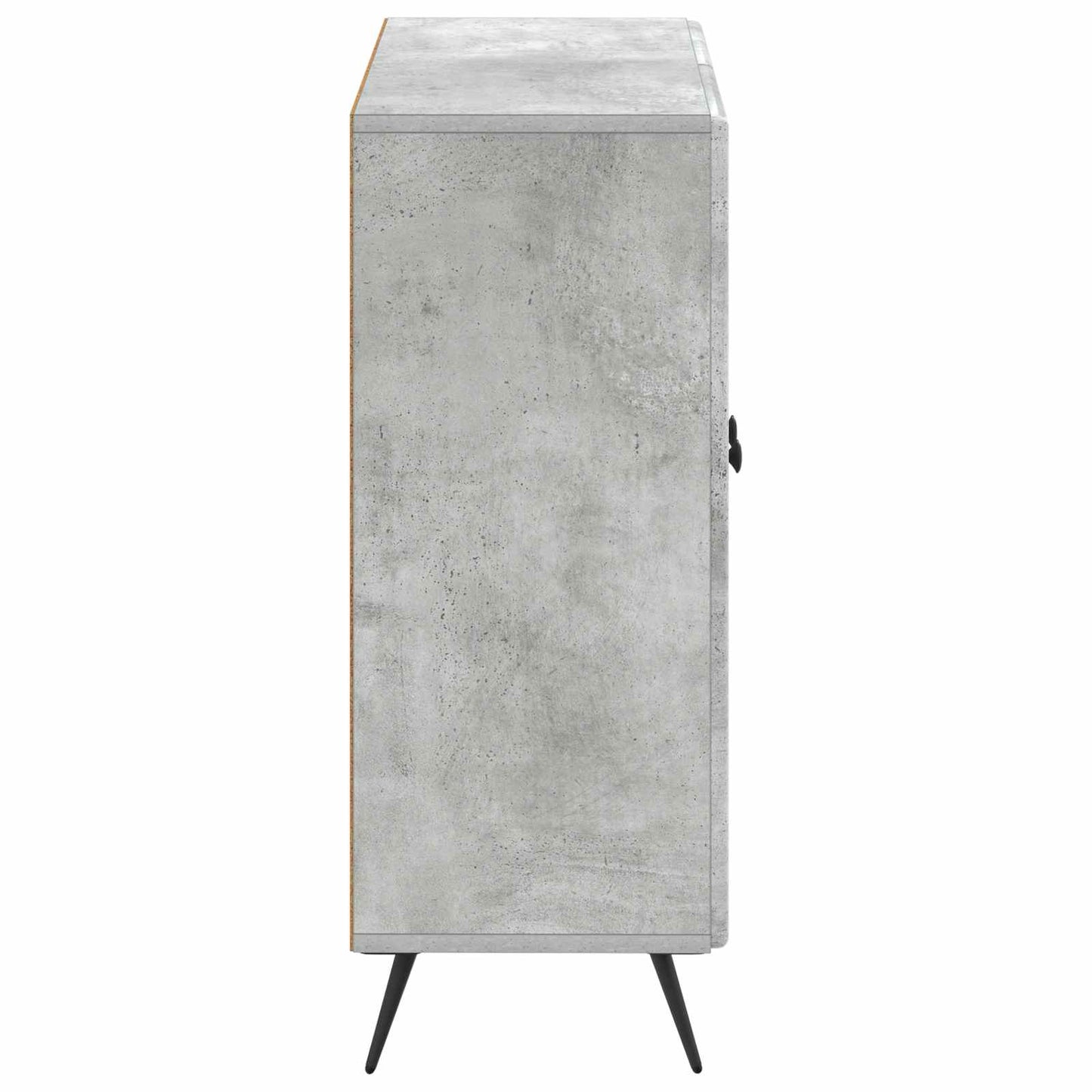 vidaXL Bathroom Storage Cainet BREDA Concrete Grey 59.5 x 31 x 80 cm