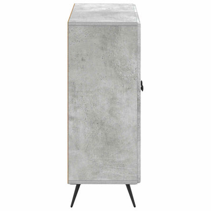 vidaXL Bathroom Storage Cainet BREDA Concrete Grey 59.5 x 31 x 80 cm