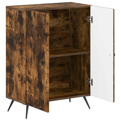 vidaXL Bathroom Storage Cainet BREDA Smoked Oak 59.5 x 31 x 80 cm