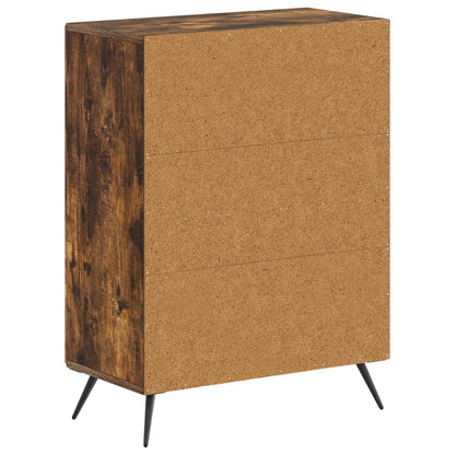 vidaXL Bathroom Storage Cainet BREDA Smoked Oak 59.5 x 31 x 80 cm