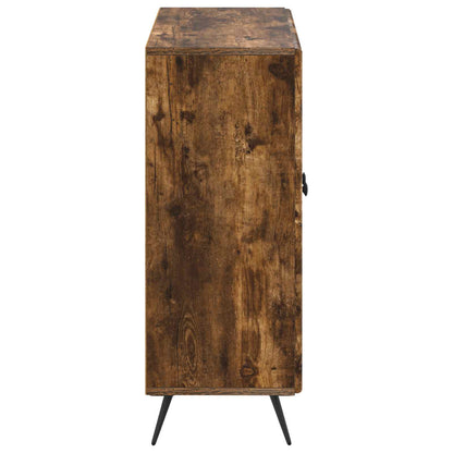 vidaXL Bathroom Storage Cainet BREDA Smoked Oak 59.5 x 31 x 80 cm