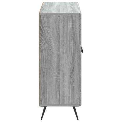 vidaXL Bathroom Storage Cainet BREDA Grey Sonoma 59.5 x 31 x 80 cm