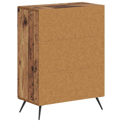 vidaXL Bathroom Storage Cainet BREDA Old Wood 59.5 x 31 x 80 cm