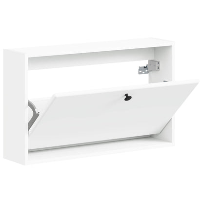 vidaXL Wall-Mounted Shoe Cabinet BREDA 71 x 17 x 43 cm Engineered Wood