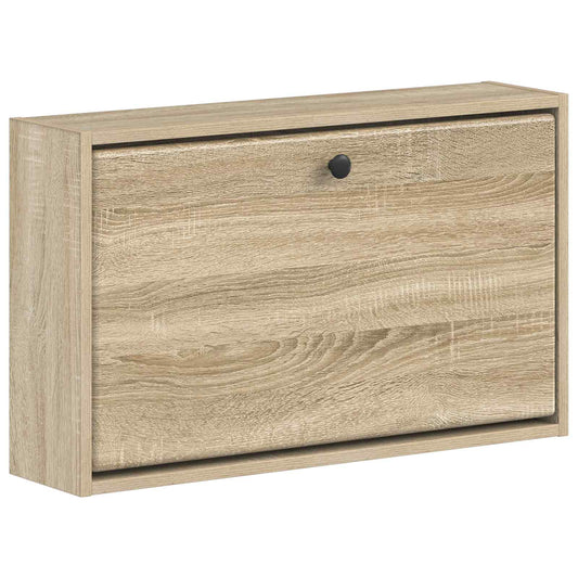 vidaXL Wall-Mounted Shoe Cabinet BREDA 71 x 17 x 43 cm Engineered Wood