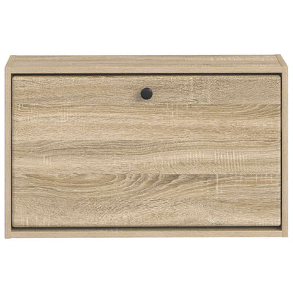 vidaXL Wall-Mounted Shoe Cabinet BREDA 71 x 17 x 43 cm Engineered Wood