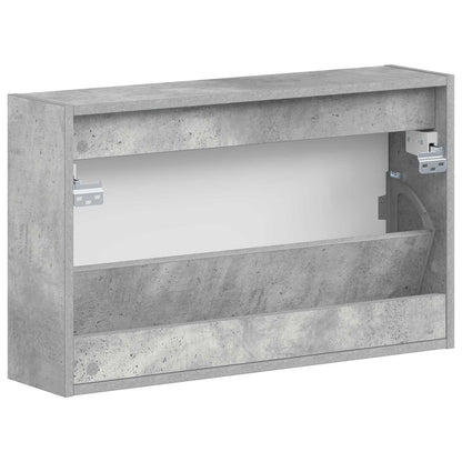 vidaXL Wall-Mounted Shoe Cabinet BREDA 71 x 17 x 43 cm Engineered Wood
