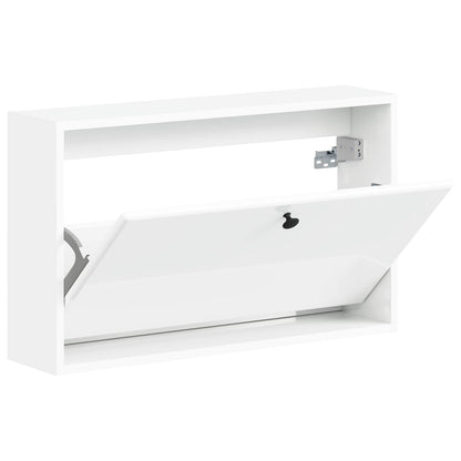 vidaXL Wall-Mounted Shoe Cabinet BREDA 71 x 17 x 43 cm Engineered Wood