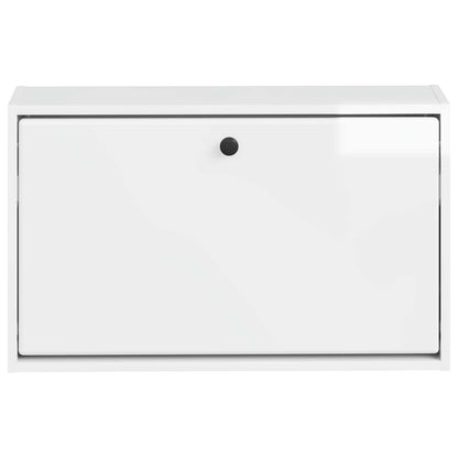 vidaXL Wall-Mounted Shoe Cabinet BREDA 71 x 17 x 43 cm Engineered Wood