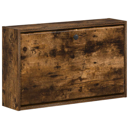 vidaXL Wall-Mounted Shoe Cabinet BREDA 71 x 17 x 43 cm Engineered Wood