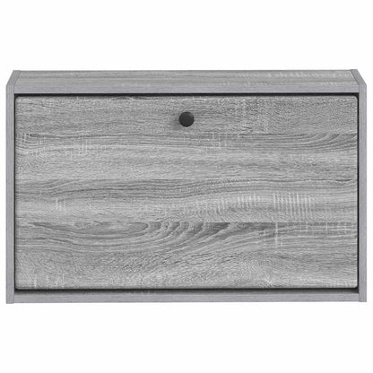 vidaXL Wall-Mounted Shoe Cabinet BREDA 71 x 17 x 43 cm Engineered Wood