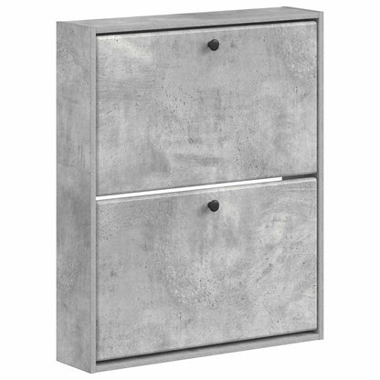 vidaXL Wall-Mounted Shoe Cabinet BREDA 71 x 17 x 86 cm Engineered Wood