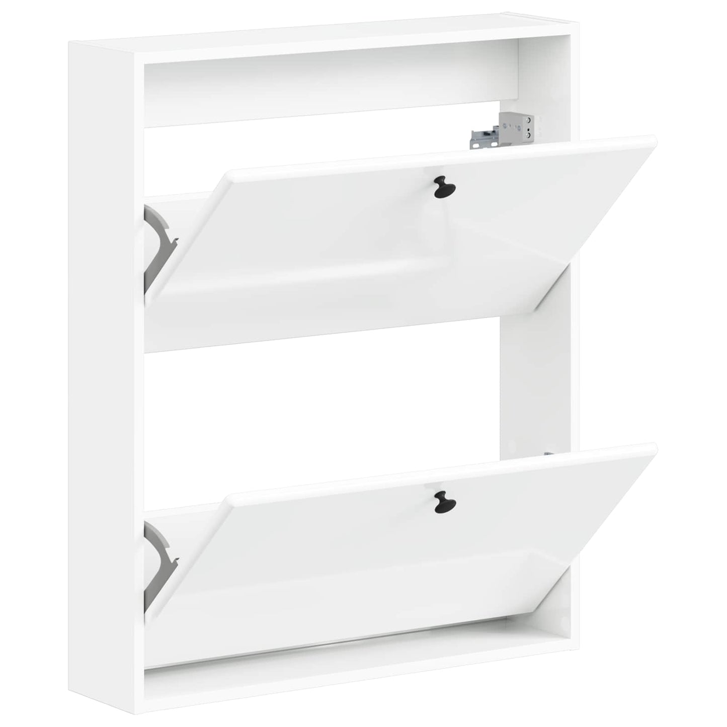vidaXL Wall-Mounted Shoe Cabinet BREDA 71 x 17 x 86 cm Engineered Wood