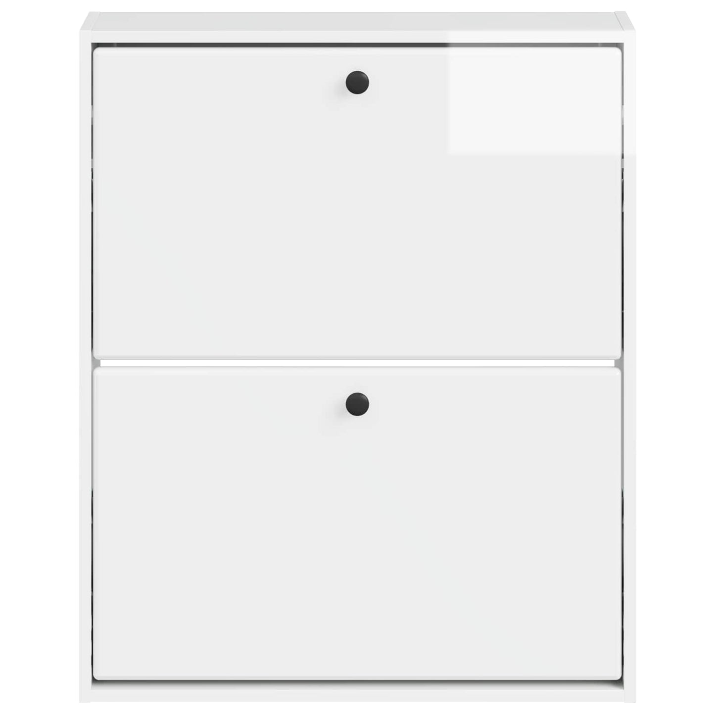 vidaXL Wall-Mounted Shoe Cabinet BREDA 71 x 17 x 86 cm Engineered Wood
