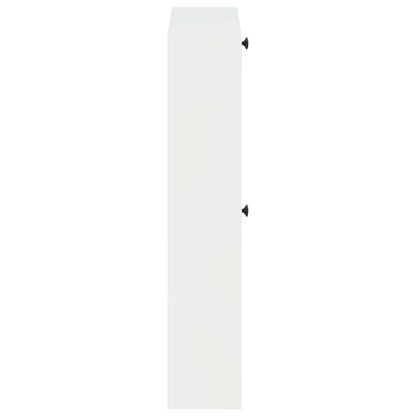 vidaXL Wall-Mounted Shoe Cabinet BREDA 71 x 17 x 86 cm Engineered Wood