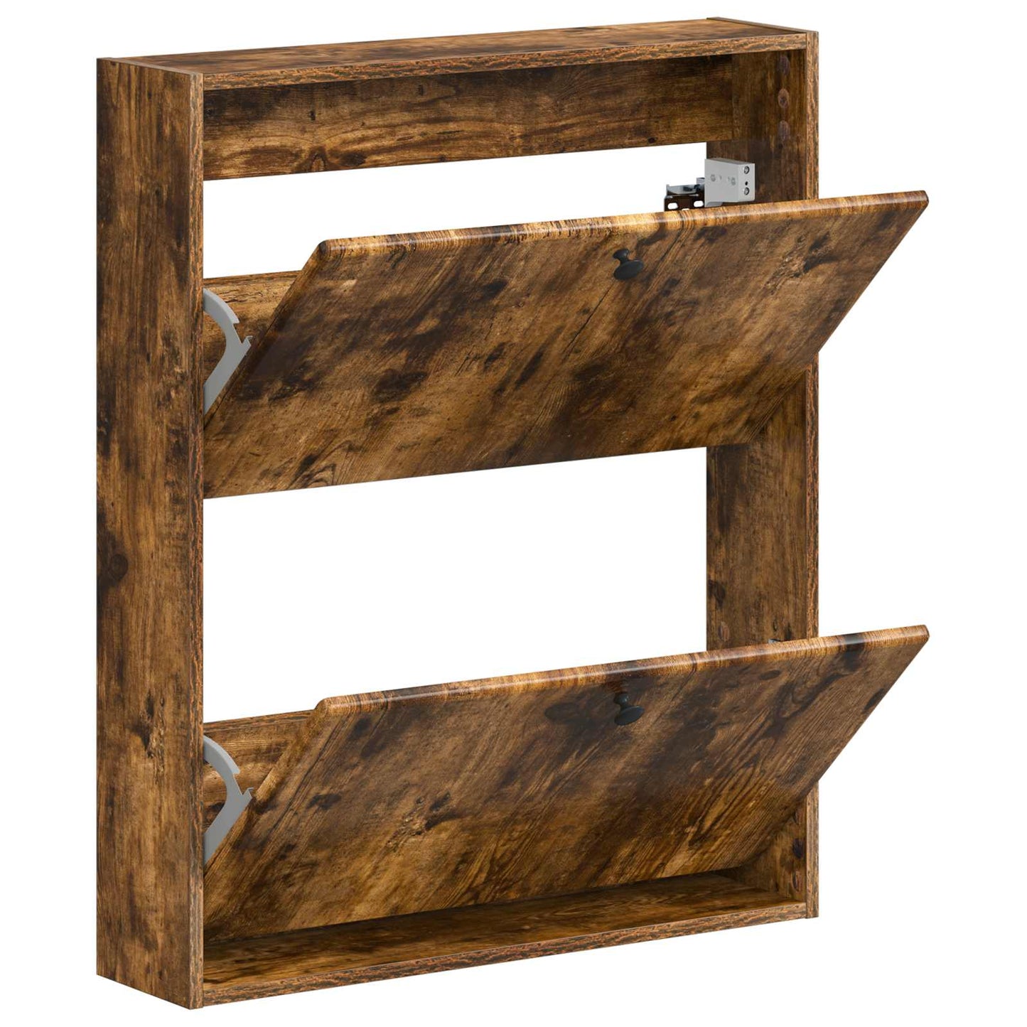 vidaXL Wall-Mounted Shoe Cabinet BREDA 71 x 17 x 86 cm Engineered Wood