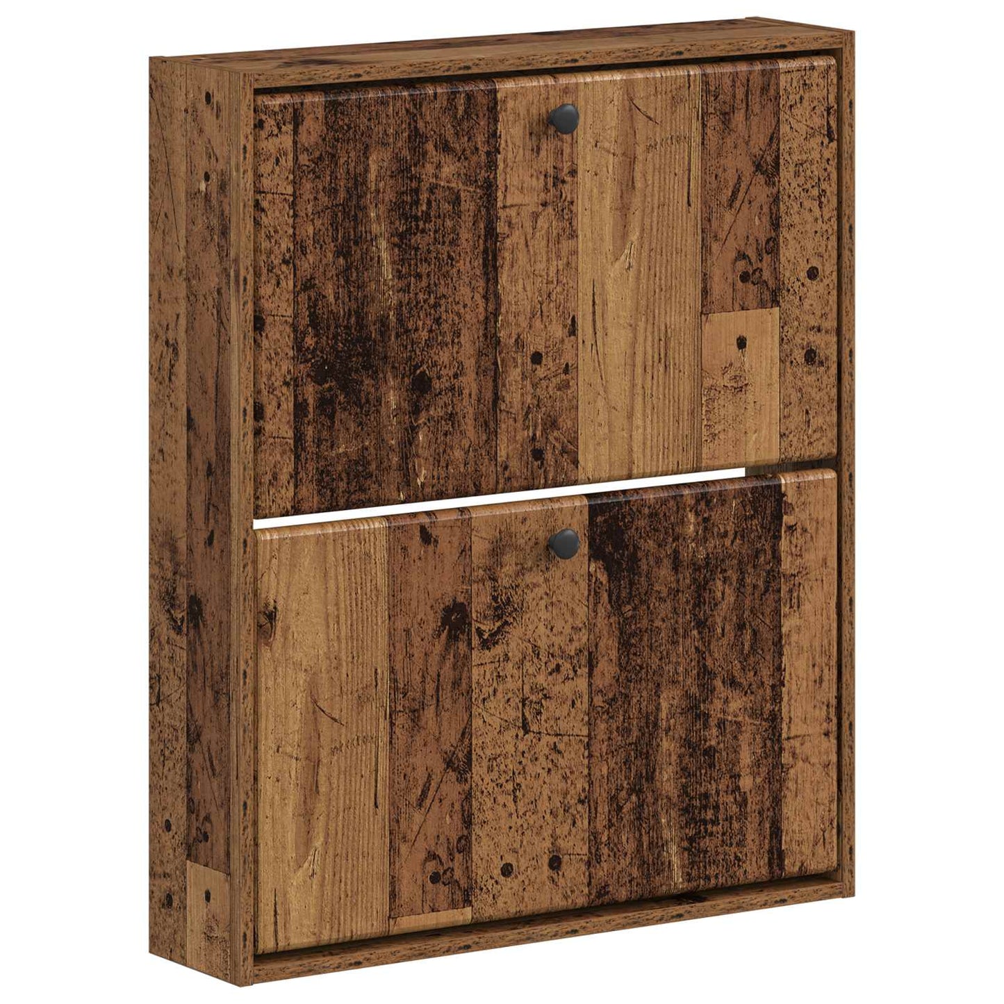 vidaXL Wall-Mounted Shoe Cabinet BREDA 71 x 17 x 86 cm Engineered Wood