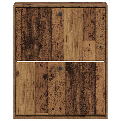 vidaXL Wall-Mounted Shoe Cabinet BREDA 71 x 17 x 86 cm Engineered Wood