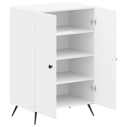 vidaXL Shoe Cabinet BREDA 59.5 x 39.5 x 90 cm Engineered Wood White