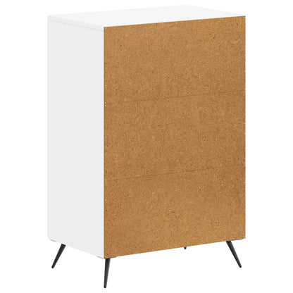 vidaXL Shoe Cabinet BREDA 59.5 x 39.5 x 90 cm Engineered Wood White