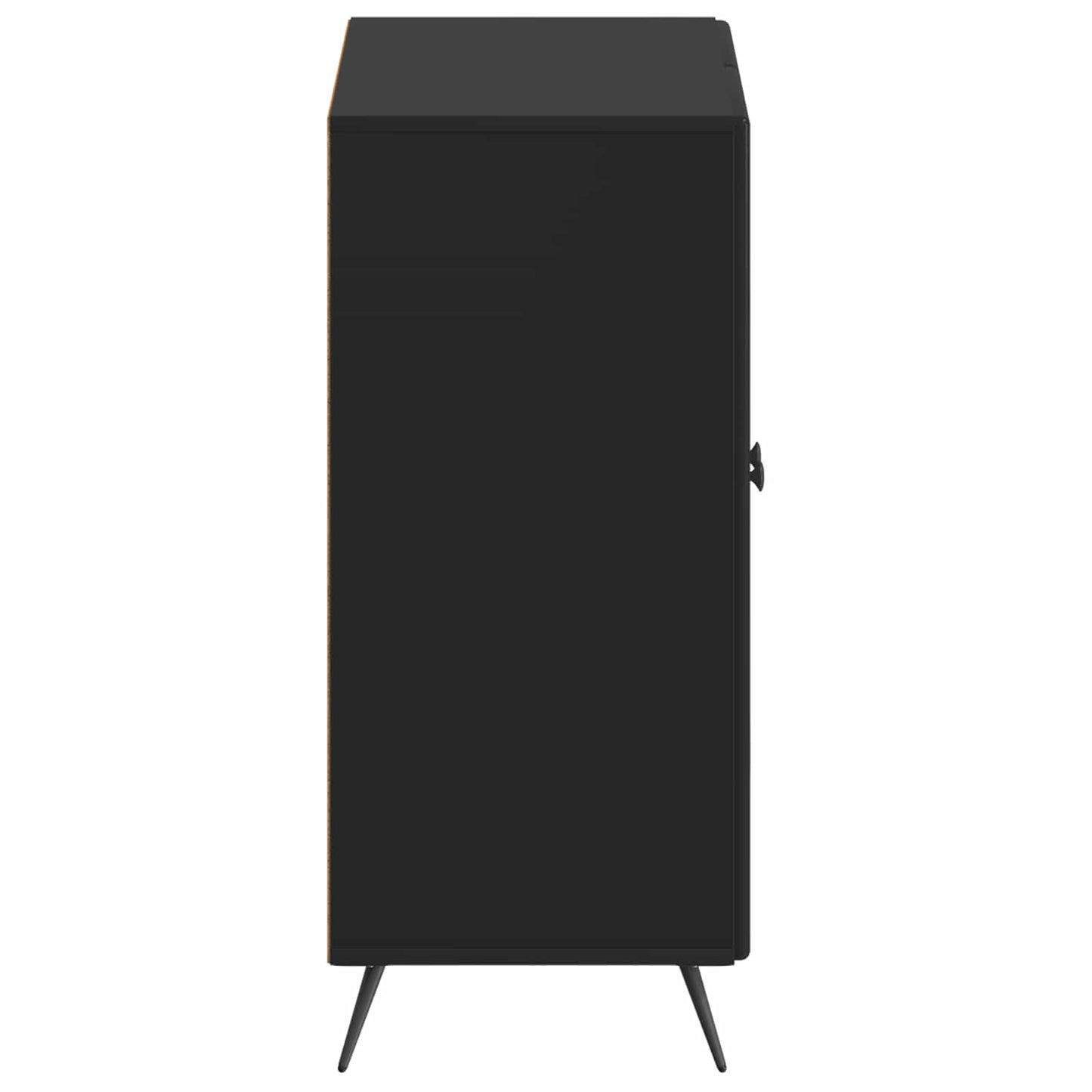 vidaXL Shoe Cabinet BREDA 59.5 x 39.5 x 90 cm Engineered Wood Black