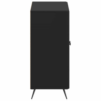 vidaXL Shoe Cabinet BREDA 59.5 x 39.5 x 90 cm Engineered Wood Black