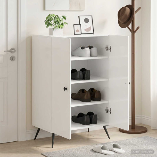vidaXL Shoe Cabinet BREDA 59.5 x 39.5 x 90 cm Engineered Wood
