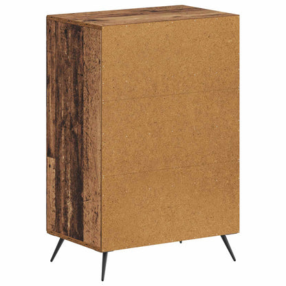 vidaXL Shoe Cabinet BREDA 59.5 x 39.5 x 90 cm Engineered Wood Old Wood