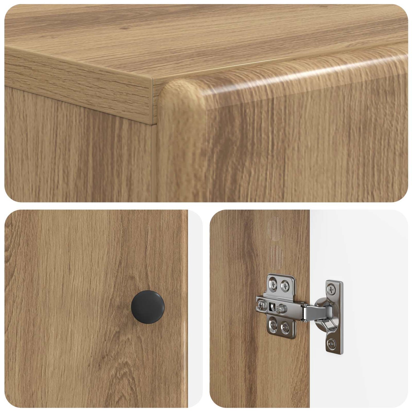 vidaXL Shoe Cabinet BREDA 59.5 x 39.5 x 90 cm Engineered Wood