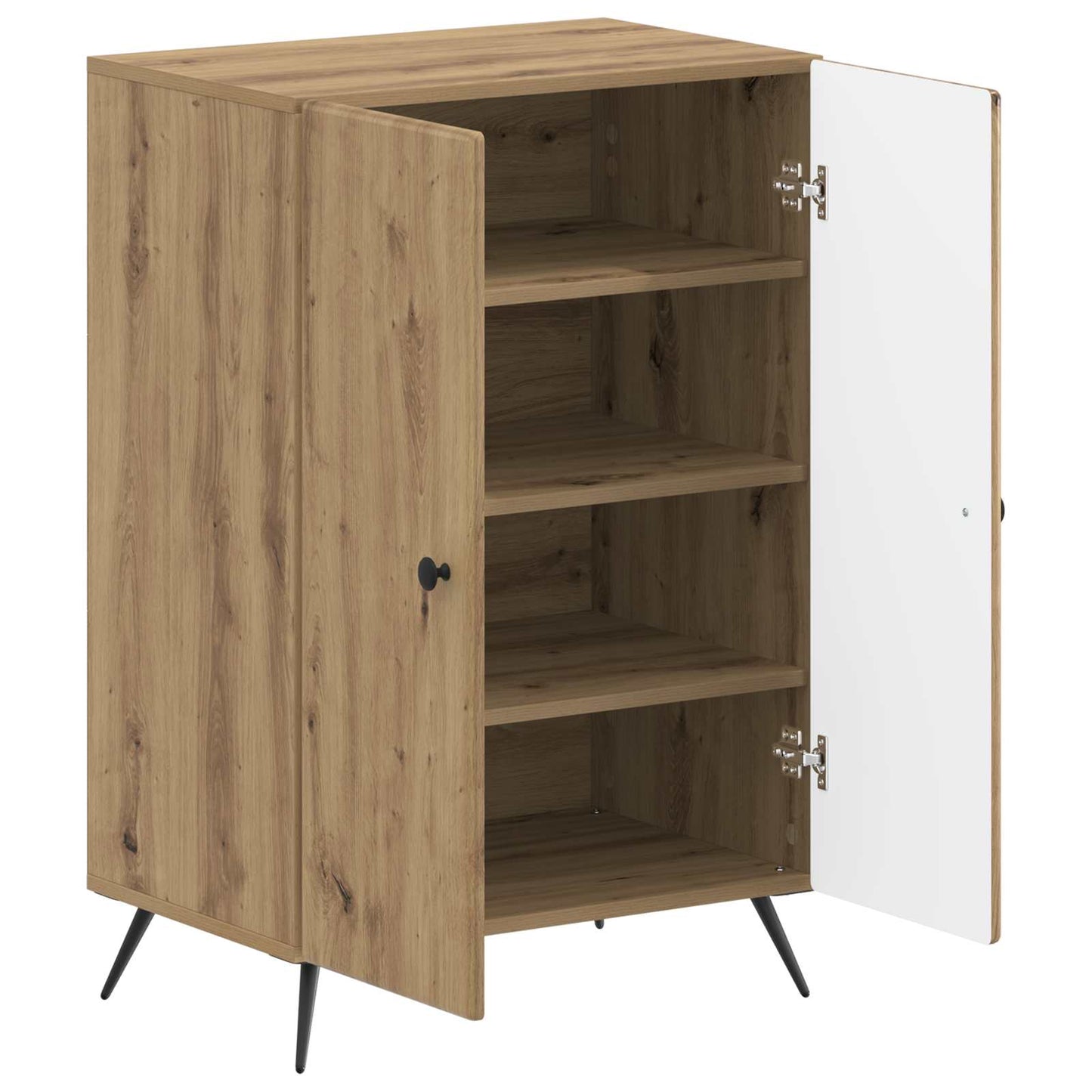 vidaXL Shoe Cabinet BREDA 59.5 x 39.5 x 90 cm Engineered Wood