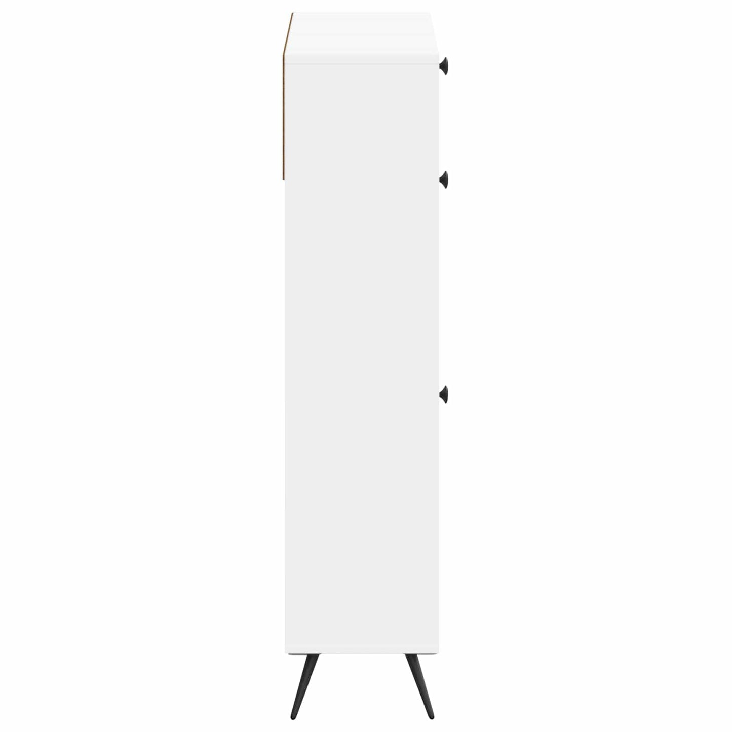 vidaXL Shoe Cabinet BREDA 78 x 24 x 103 cm Engineered Wood White