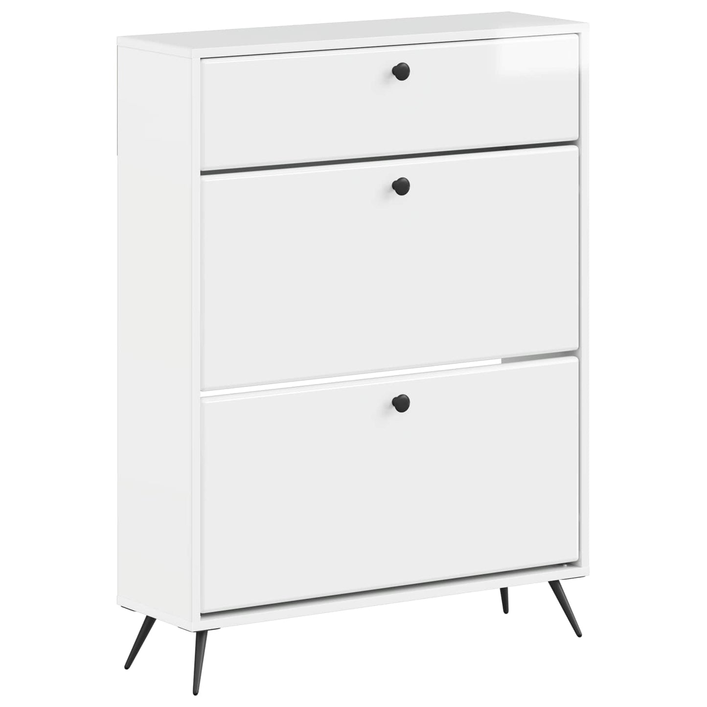 vidaXL Shoe Cabinet BREDA 78 x 24 x 103 cm Engineered Wood