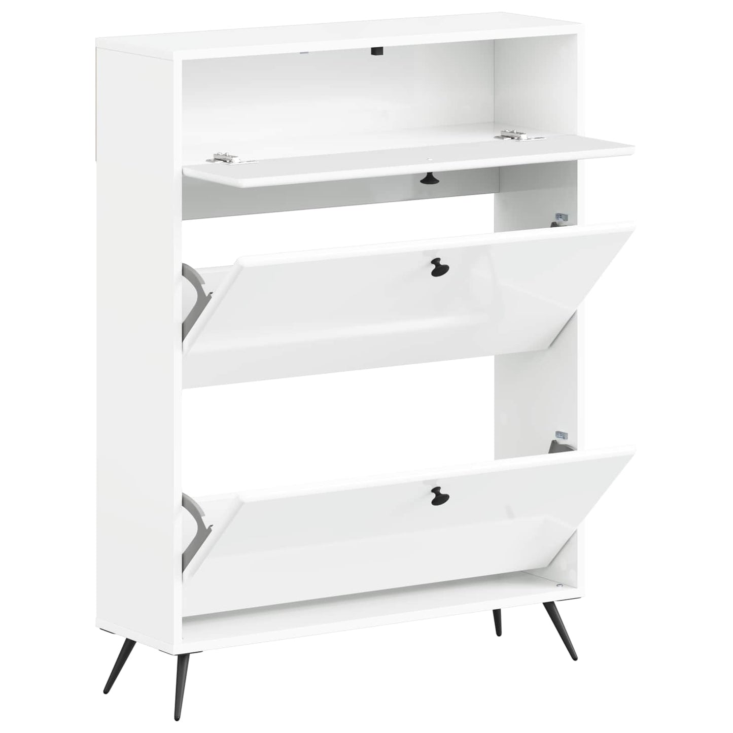 vidaXL Shoe Cabinet BREDA 78 x 24 x 103 cm Engineered Wood
