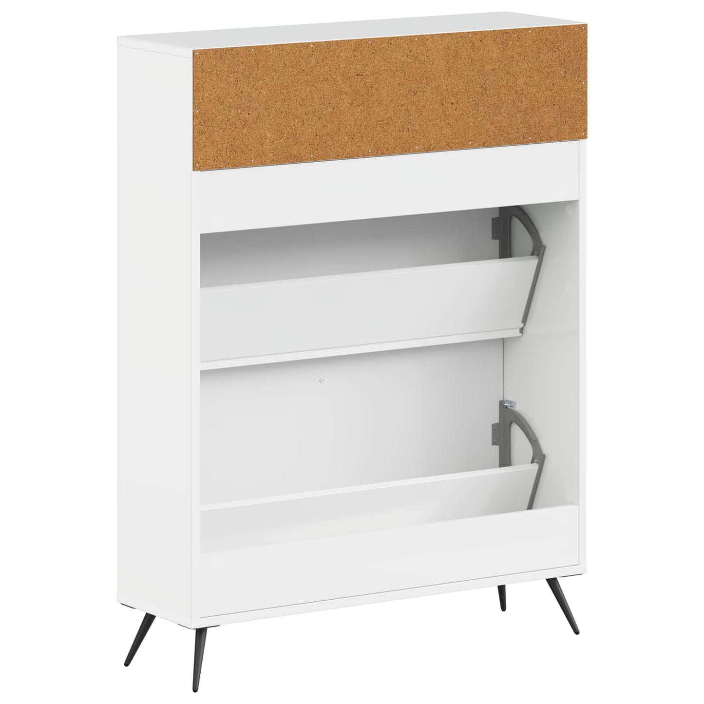 vidaXL Shoe Cabinet BREDA 78 x 24 x 103 cm Engineered Wood